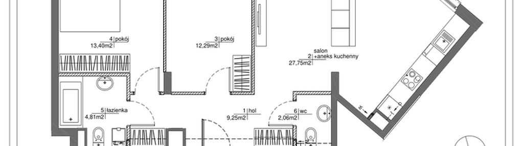 Mieszkanie w inwestycji: Rytm Mokotowa - etap 1B