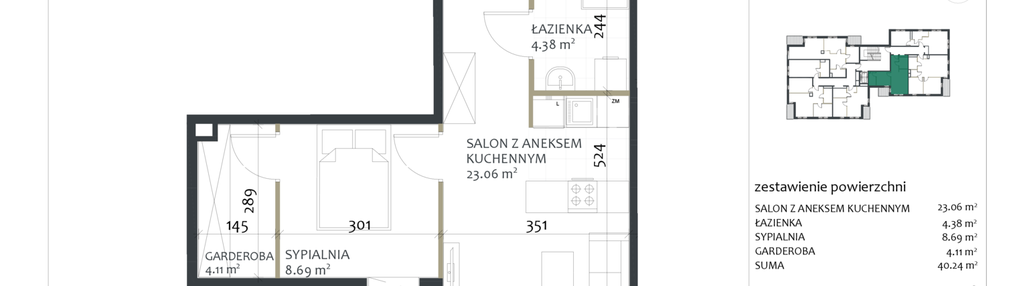 Mieszkanie w inwestycji: Sosnovia