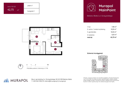 Mieszkanie w inwestycji: Murapol MainPoint