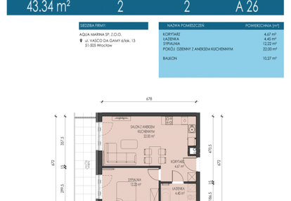 Mieszkanie w inwestycji: Apartamenty Aqua Marina