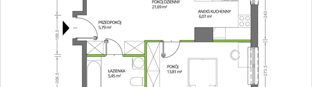 Mieszkanie w inwestycji: Krakowska Vita