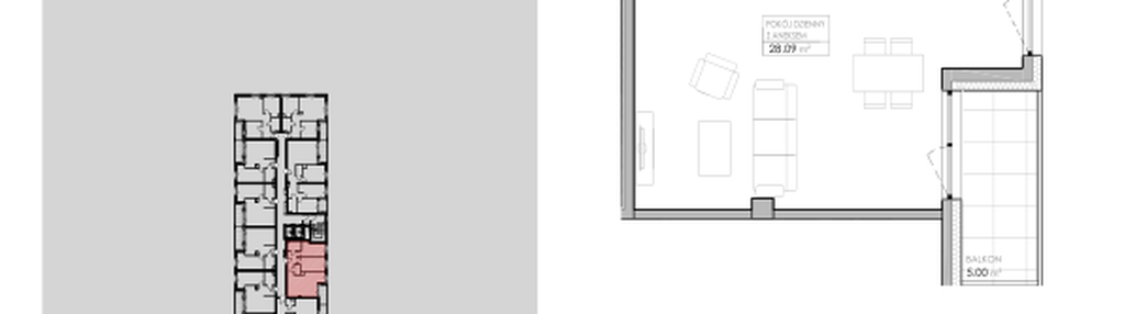 Mieszkanie w inwestycji: Niebieski Bursztyn