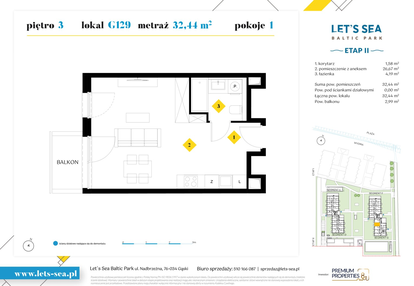 Mieszkanie w inwestycji: Let's Sea Baltic Park II