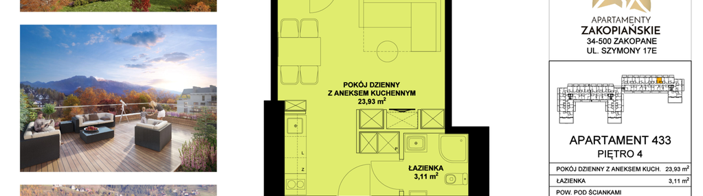 Mieszkanie w inwestycji: Apartamenty Zakopiańskie