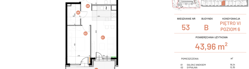 Mieszkanie w inwestycji: Osiedle Nowe Horyzonty etap III