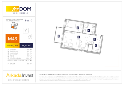 Mieszkanie w inwestycji: Osiedle forDOM – etap C