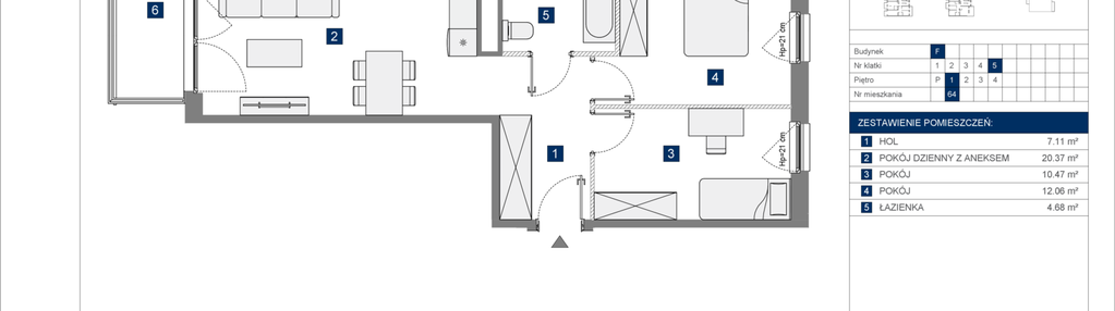 Mieszkanie w inwestycji: Apartamenty Park Matecznego Etap 2