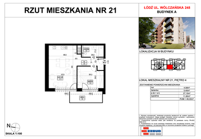Mieszkanie w inwestycji: Wólczańska 248 - etap II