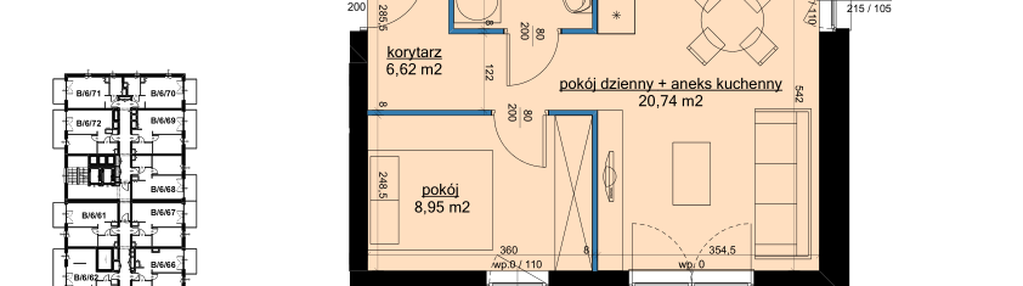 Mieszkanie w inwestycji: Osiedle Hawelańska etap III - bud. B