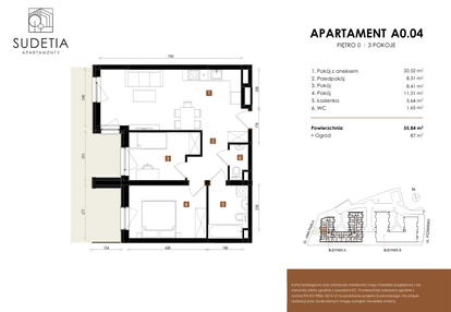 Mieszkanie w inwestycji: Apartamenty Sudetia