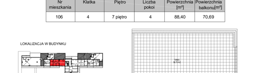 Mieszkanie w inwestycji: Krakowskie Tarasy etap V