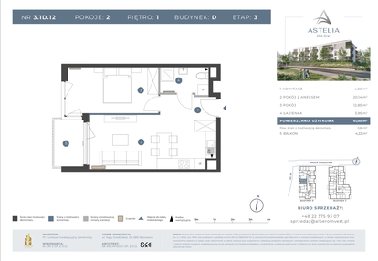 Mieszkanie w inwestycji: Astelia Park etap 1A i 3