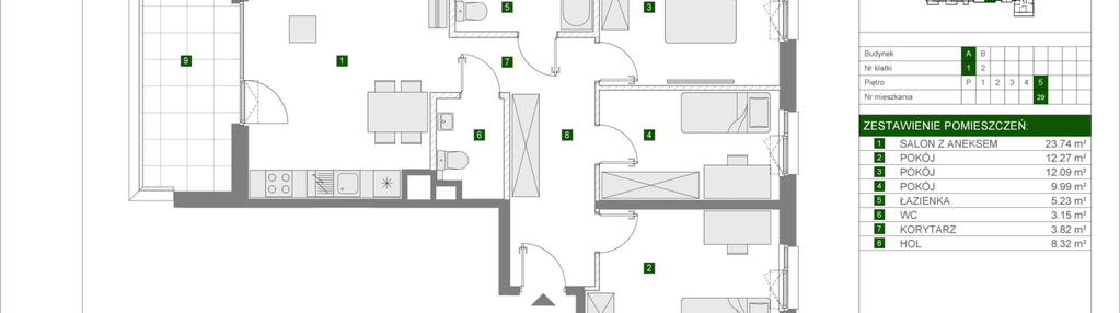 Mieszkanie w inwestycji: Osiedle Urbino etap 4.1