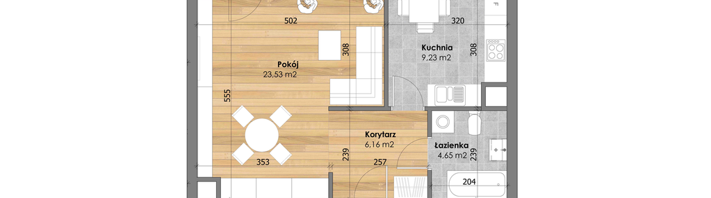Mieszkanie w inwestycji: Przy Kochanowskiego