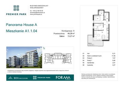 Mieszkanie w inwestycji: Premier Park II