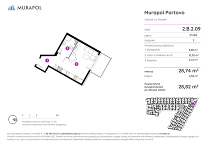 Mieszkanie w inwestycji: Murapol Portovo