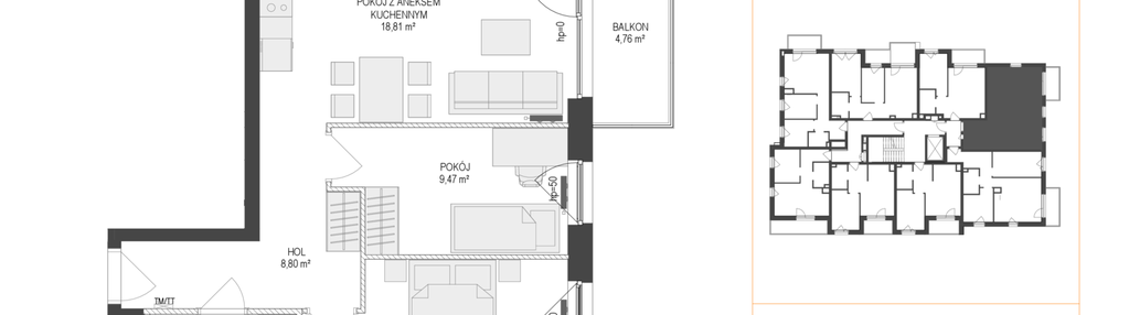 Mieszkanie w inwestycji: Osiedle Warszawska etap II