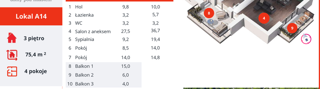 Mieszkanie w inwestycji: Apartamenty Tabelowa