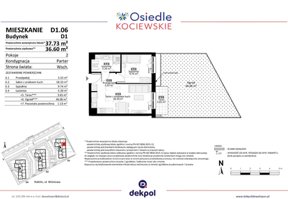 Mieszkanie w inwestycji: Osiedle Kociewskie etap III