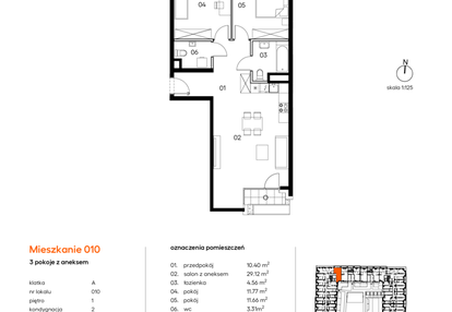 Mieszkanie w inwestycji: Miasto Polskich Mistrzów Olimpijskich II