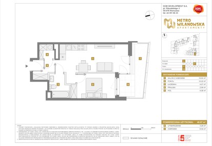 Mieszkanie w inwestycji: Apartamenty Metro Wilanowska