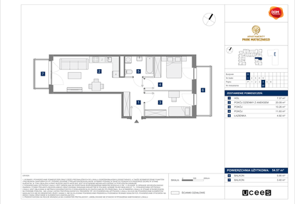 Mieszkanie w inwestycji: Apartamenty Park Matecznego Etap 1