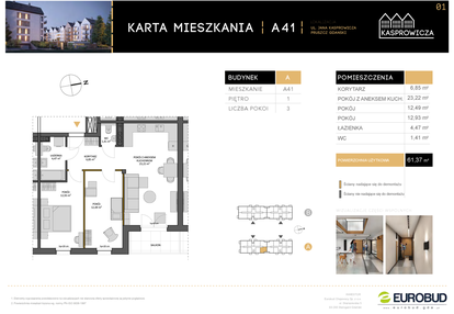 Mieszkanie w inwestycji: Osiedle Kasprowicza
