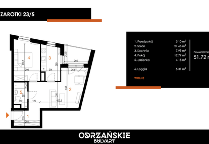 Mieszkanie w inwestycji: Odrzańskie Bulvary