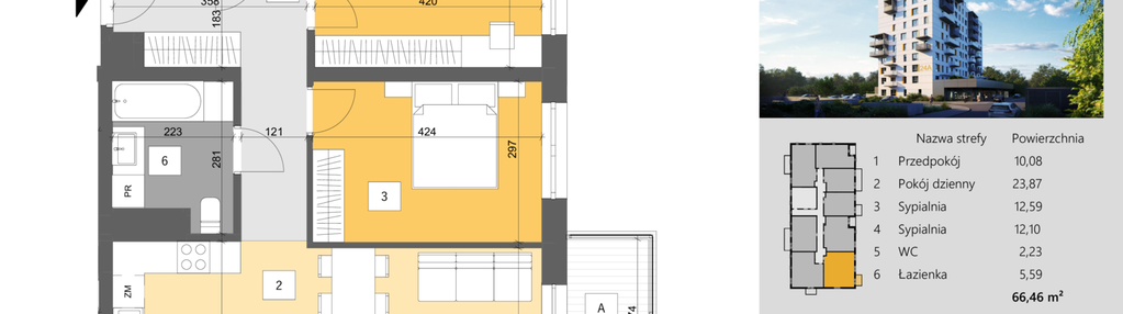 Mieszkanie w inwestycji: Dworzysko Park - Etap III