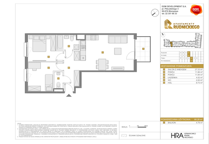 Mieszkanie w inwestycji: Apartamenty Rudnickiego