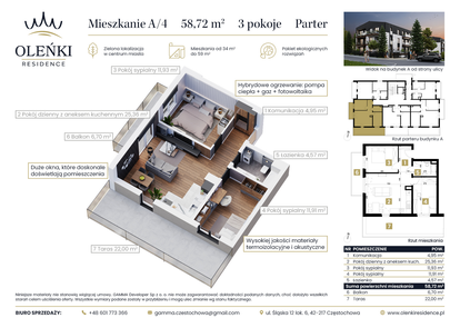 Mieszkanie w inwestycji: Oleńki Residence