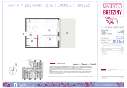 Mieszkanie w inwestycji: Miasteczko Brzeziny II