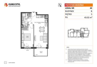 Mieszkanie w inwestycji: Przystań Brzeźno etap II