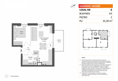 Mieszkanie w inwestycji: Gdańskie Zacisze