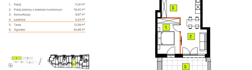 Mieszkanie w inwestycji: Osiedle BLASK - Etap I