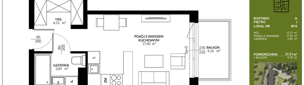 Mieszkanie w inwestycji: Triton Kampinos III