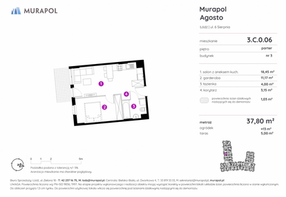 Mieszkanie w inwestycji: Murapol Agosto