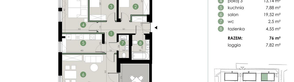 Mieszkanie w inwestycji: Osiedle Kwiatowa