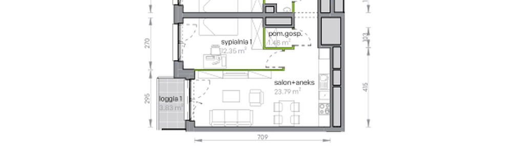Mieszkanie w inwestycji: Legnicka Vita