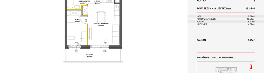 Mieszkanie w inwestycji: Metro Art 7