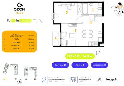Mieszkanie w inwestycji: Osiedle Ozon etap VII