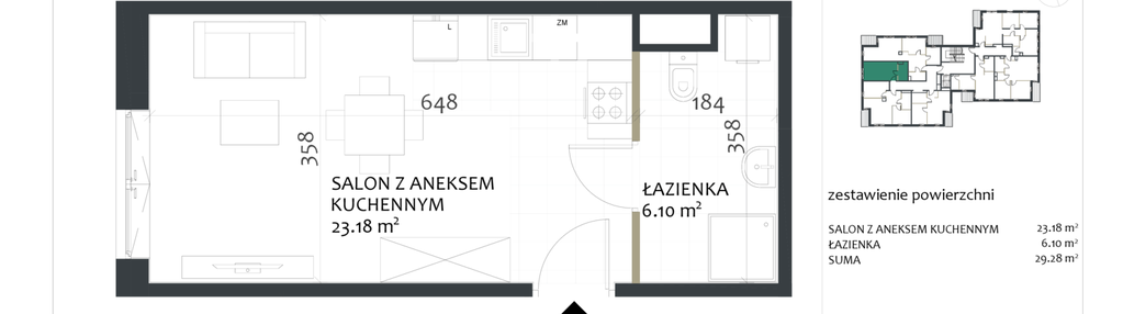 Mieszkanie w inwestycji: Sosnovia