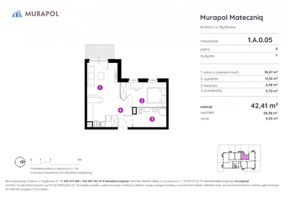 Mieszkanie w inwestycji: Murapol Mateczniq