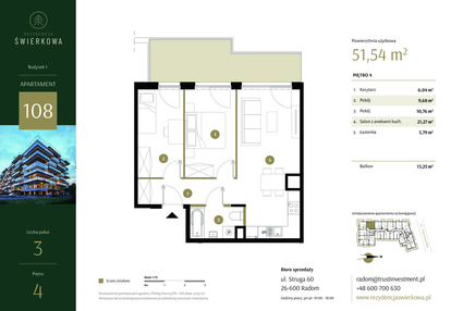 Mieszkanie w inwestycji: Rezydencja Świerkowa