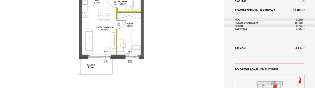 Mieszkanie w inwestycji: Metro Art 7