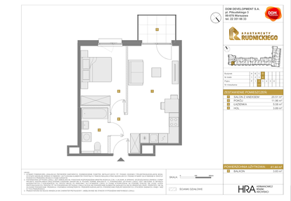 Mieszkanie w inwestycji: Apartamenty Rudnickiego