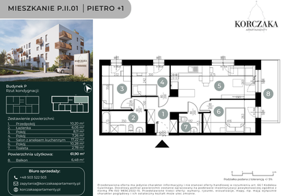 Mieszkanie w inwestycji: Korczaka Apartamenty