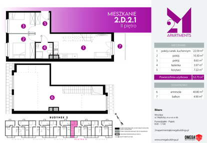 Mieszkanie w inwestycji: 2M Apartments Etap III