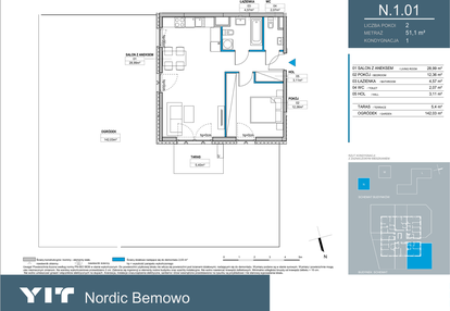 Mieszkanie w inwestycji: Nordic Bemowo - etap III