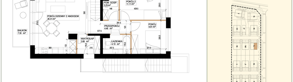 Mieszkanie w inwestycji: Waniliowa